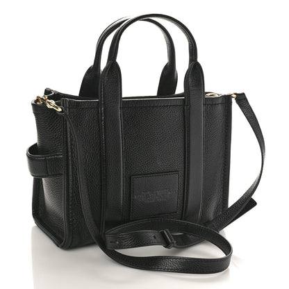 Marc Jacobs Grained Calfskin Small The Tote Bag Black 3 of 8