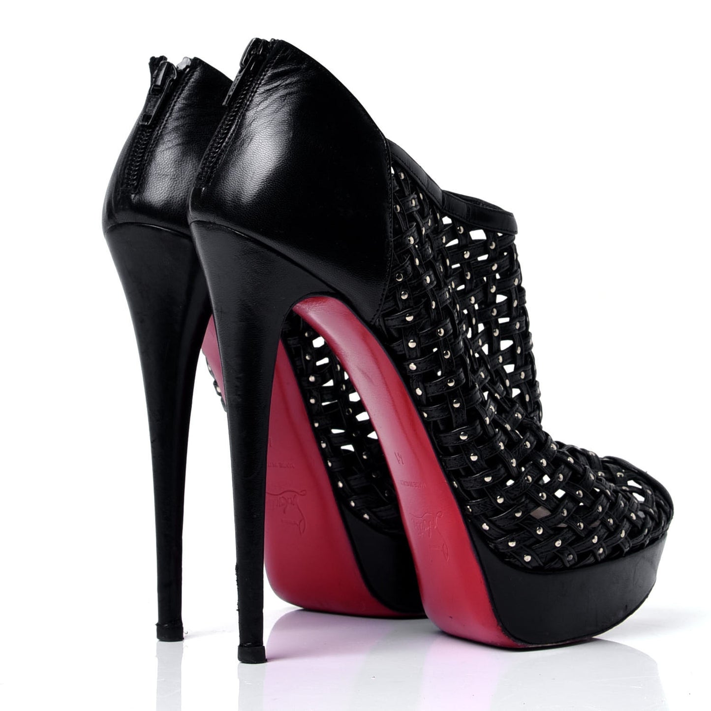 Kid Kasha 150 Booties 41 Black Silver