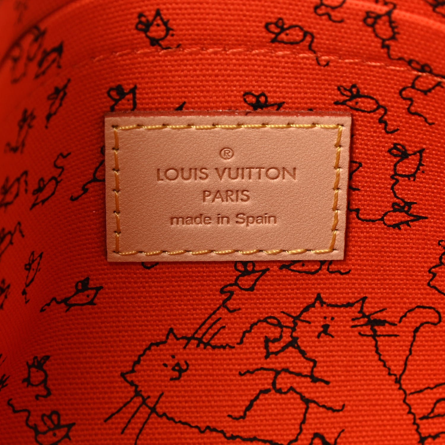 Louis Vuitton Catogram Neverfull MM GM Pochette Marron 6 of 8