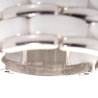 Chanel 18K White Gold Ceramic Large Ultra Ring 5.5 4 of 5