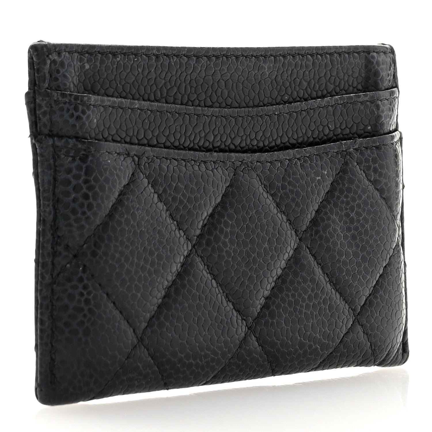 Chanel Caviar Quilted Card Holder Black 3 of 10