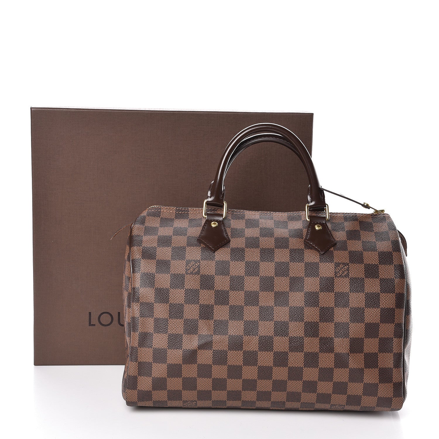 Louis Vuitton Damier Ebene Speedy 30 11 of 11