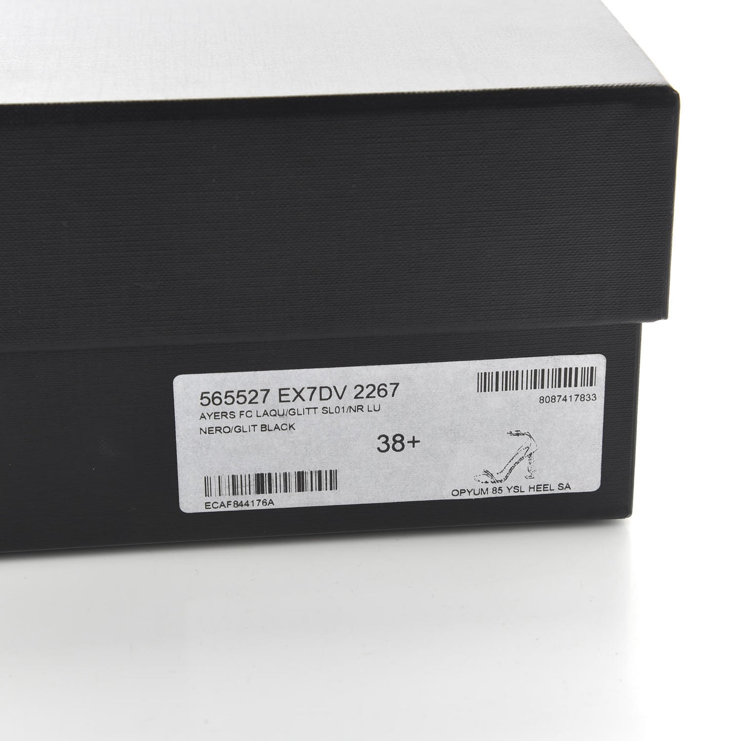 Glitter Opyum 85 Sandals 38.5 Black