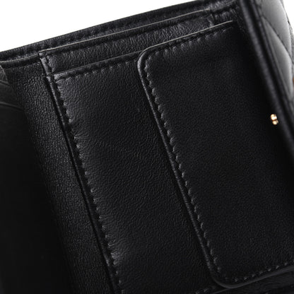 Chanel Lambskin Quilted Small Compact Wallet Black 11 of 13