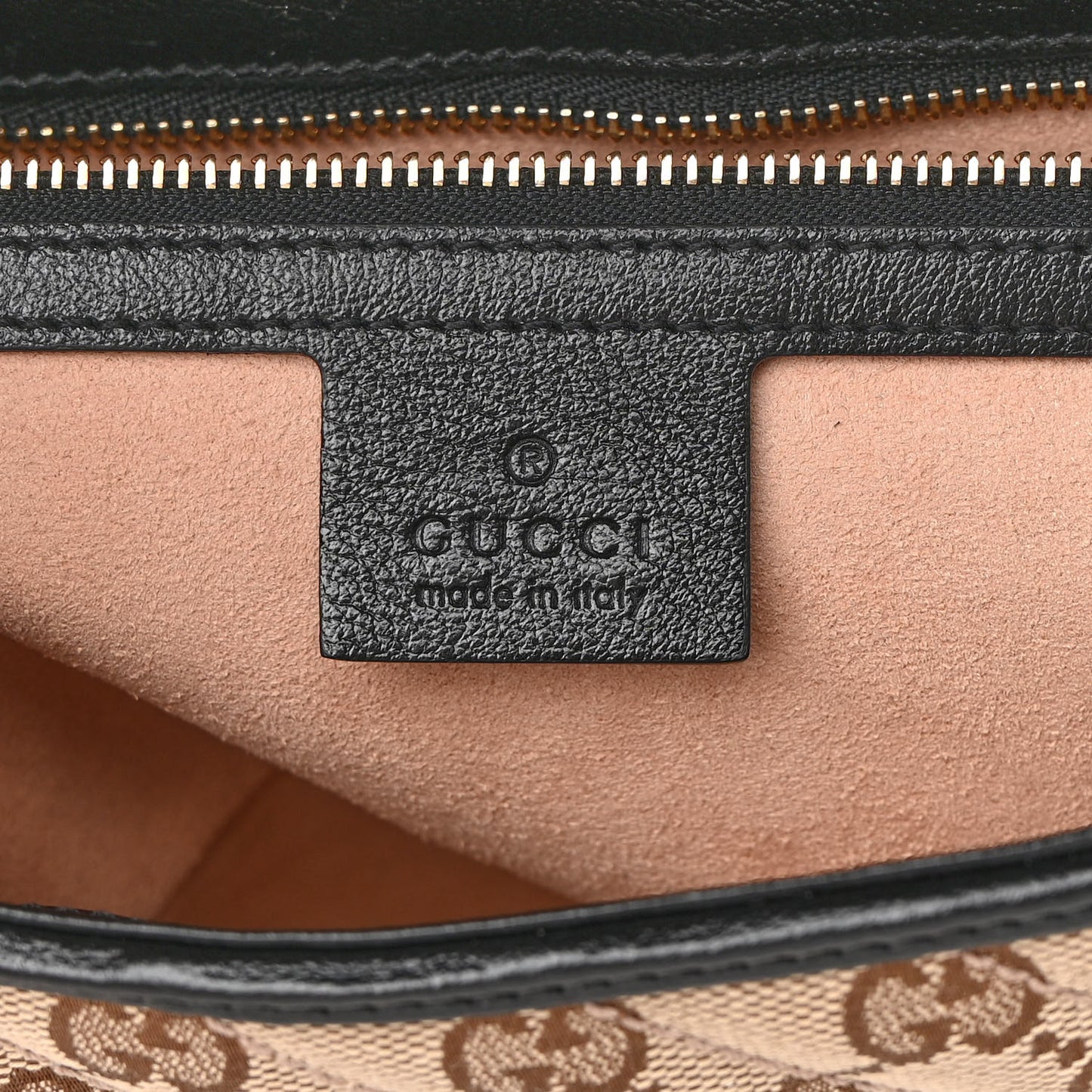 Monogram Matelasse Diagonal Small GG Marmont Shoulder Bag Beige Black