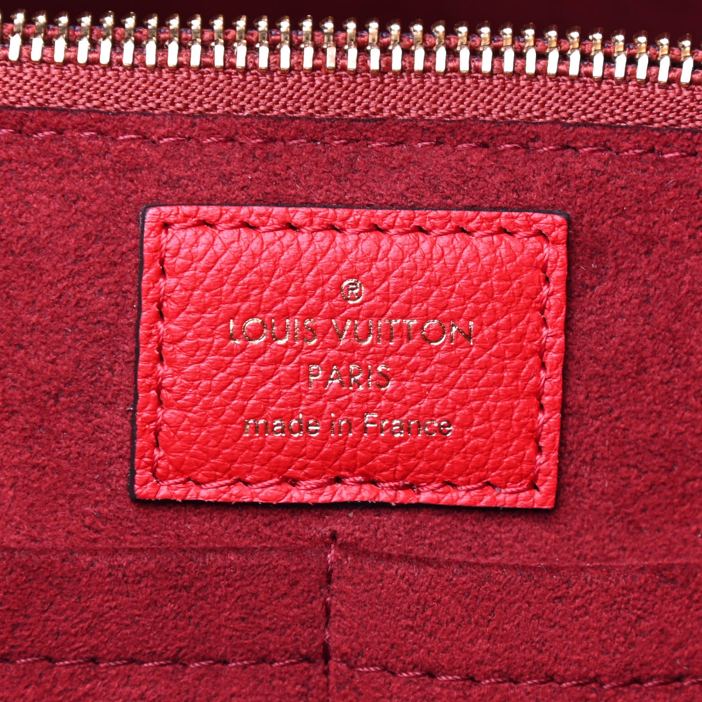 Calfskin Monogram Kimono Tote Cherry