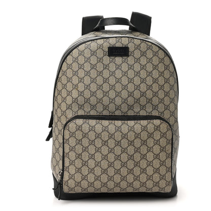 Gucci GG Supreme Monogram Medium Backpack Black 1 of 9