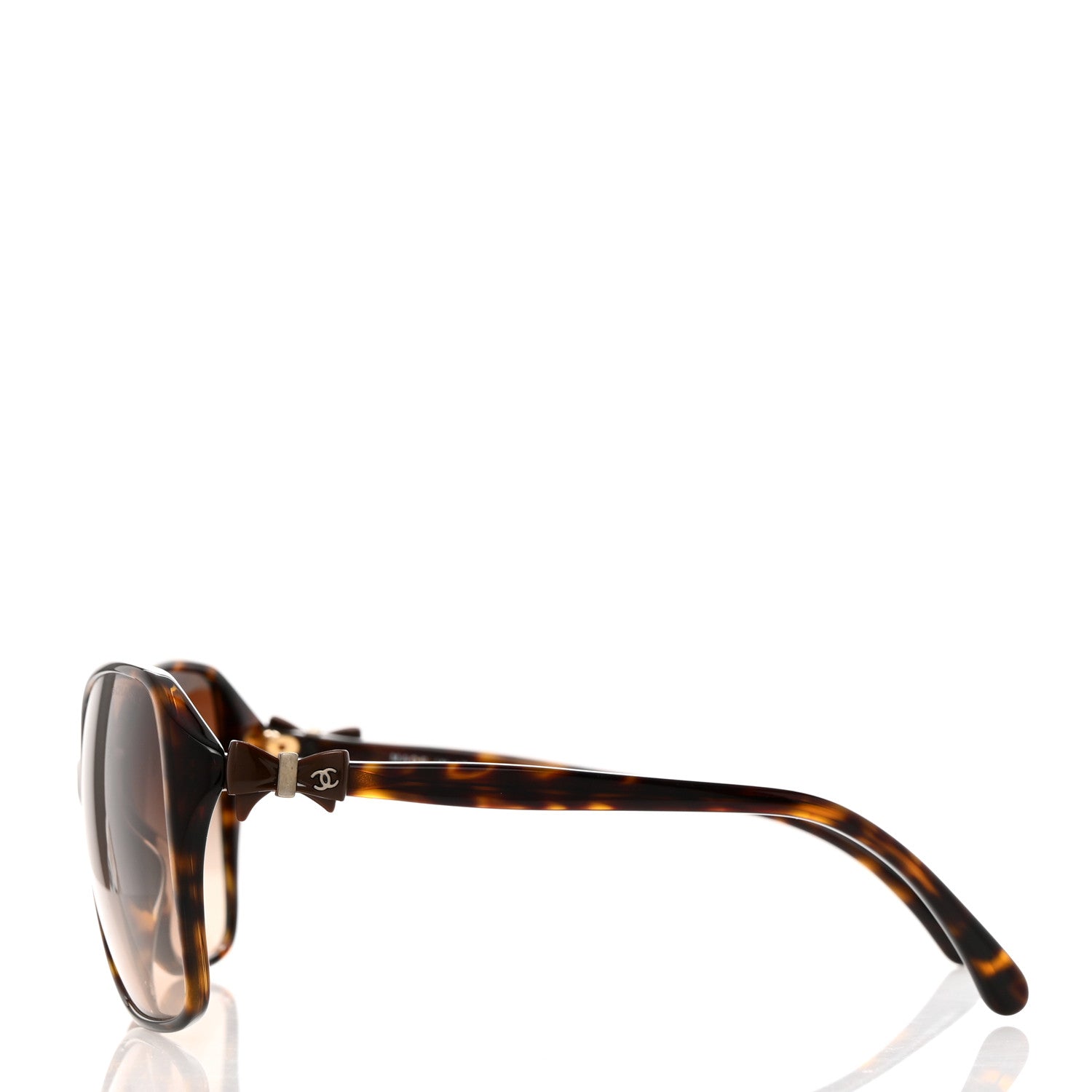 Chanel Acetate CC Bow Sunglasses 5205-A Tortoise 3 of 7