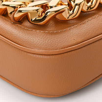 Versace Calfskin La Medusa Mini Chain Hobo Bag Brown 8 of 8