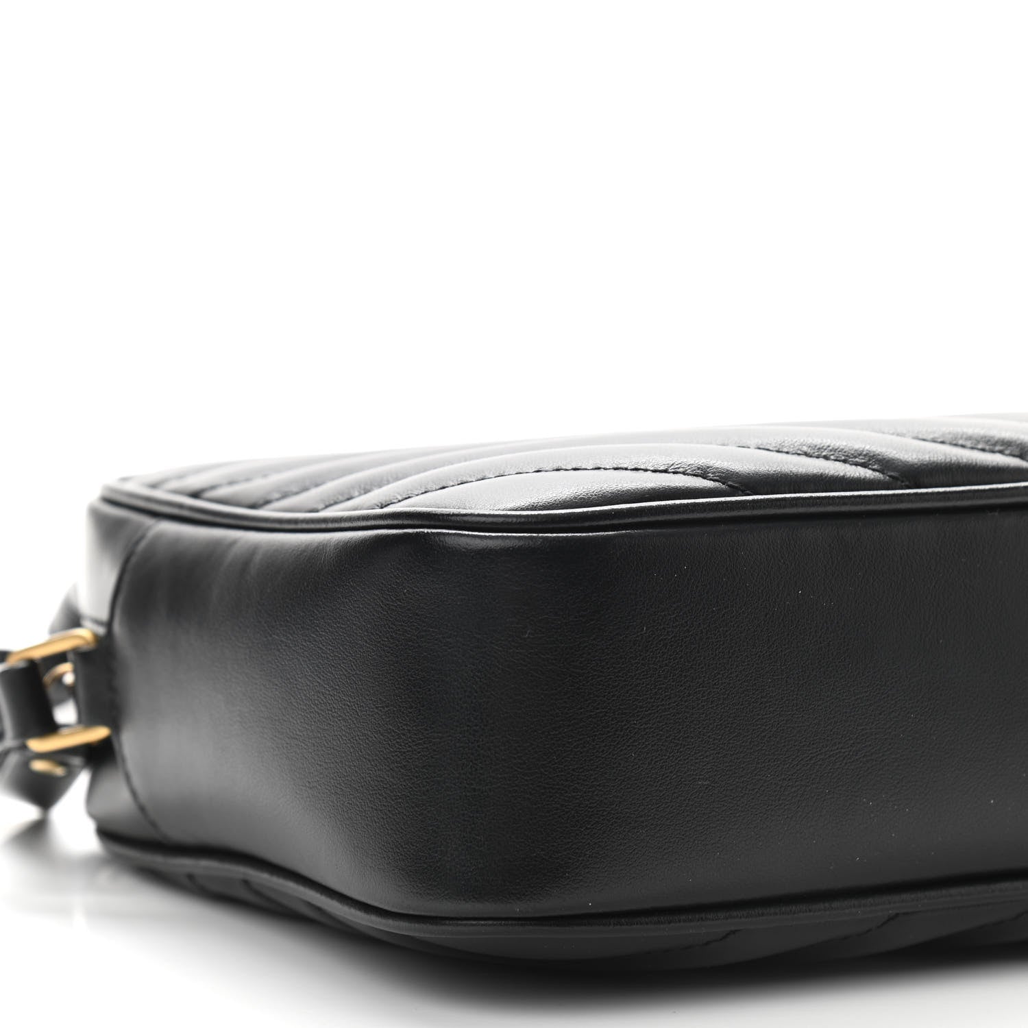 Saint Laurent Calfskin Matelasse Monogram Lou Camera Bag Black 9 of 10