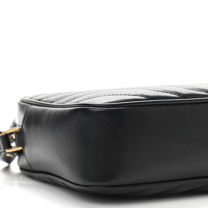 Saint Laurent Calfskin Matelasse Monogram Lou Camera Bag Black 9 of 10
