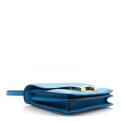 Hermes Swift Constance 18 Bleu Frida 4 of 11