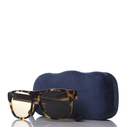 Gucci Acetate Square Frame Web Sunglasses GG0341S Tortoise 8 of 8