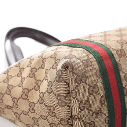 Gucci Monogram Medium Jolicoeur Tote Dark Brown 10 of 14