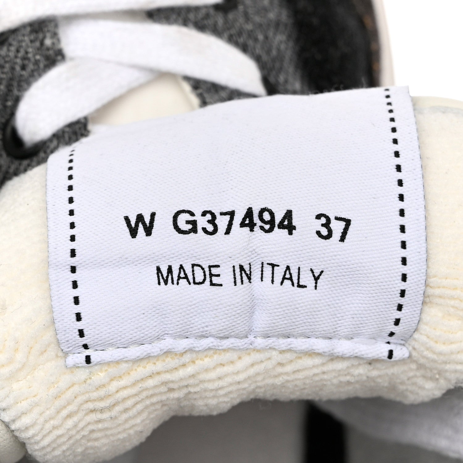 Chanel Denim Suede Calfskin Womens CC Sneakers 37 Grey 6 of 11