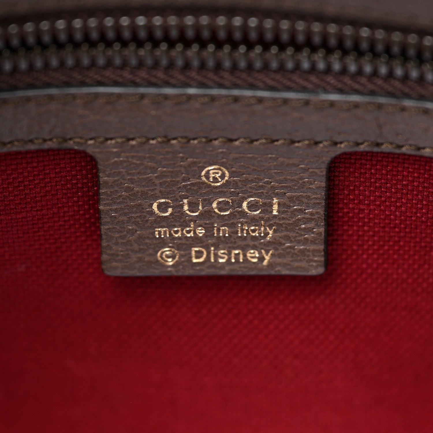 Gucci X DISNEY GG Supreme Monogram Donald Duck Small Interlocking G Belt Bag 80 32 Beige Multicolor New Acero 6 of 9