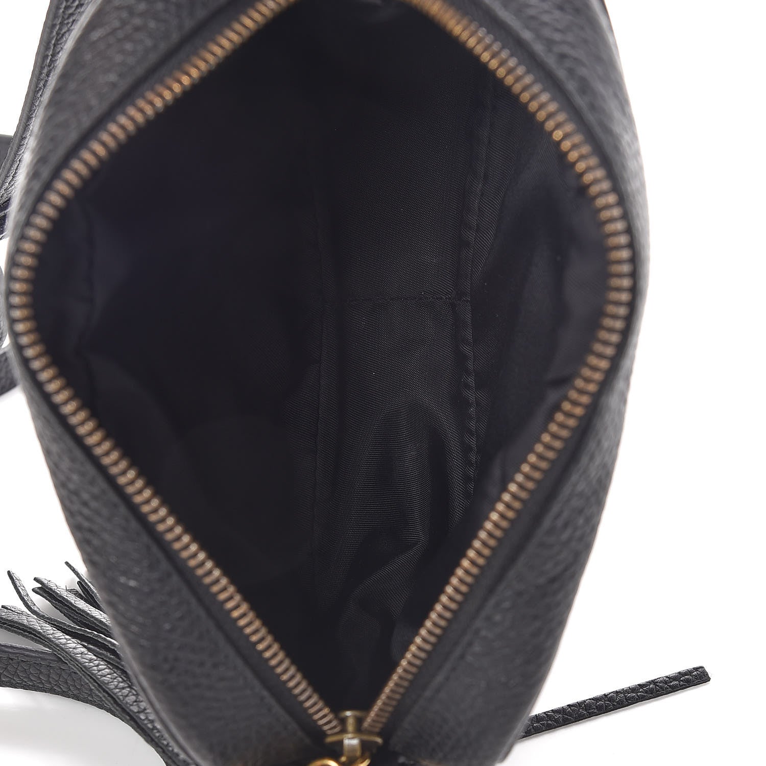 Gucci Pebbled Calfskin Mini Soho Disco Bag Black 5 of 12