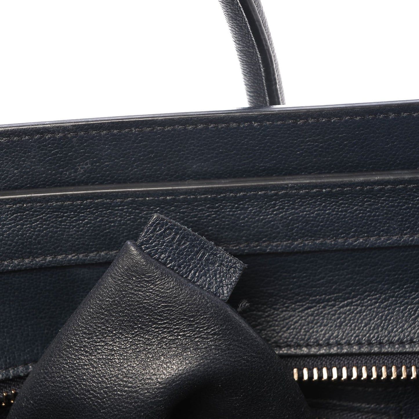 Nubuck Grained Calfskin Micro Tri-Color Luggage Fluo Yellow