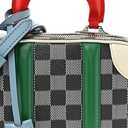Louis Vuitton Damier Valisette BB Black White 7 of 11