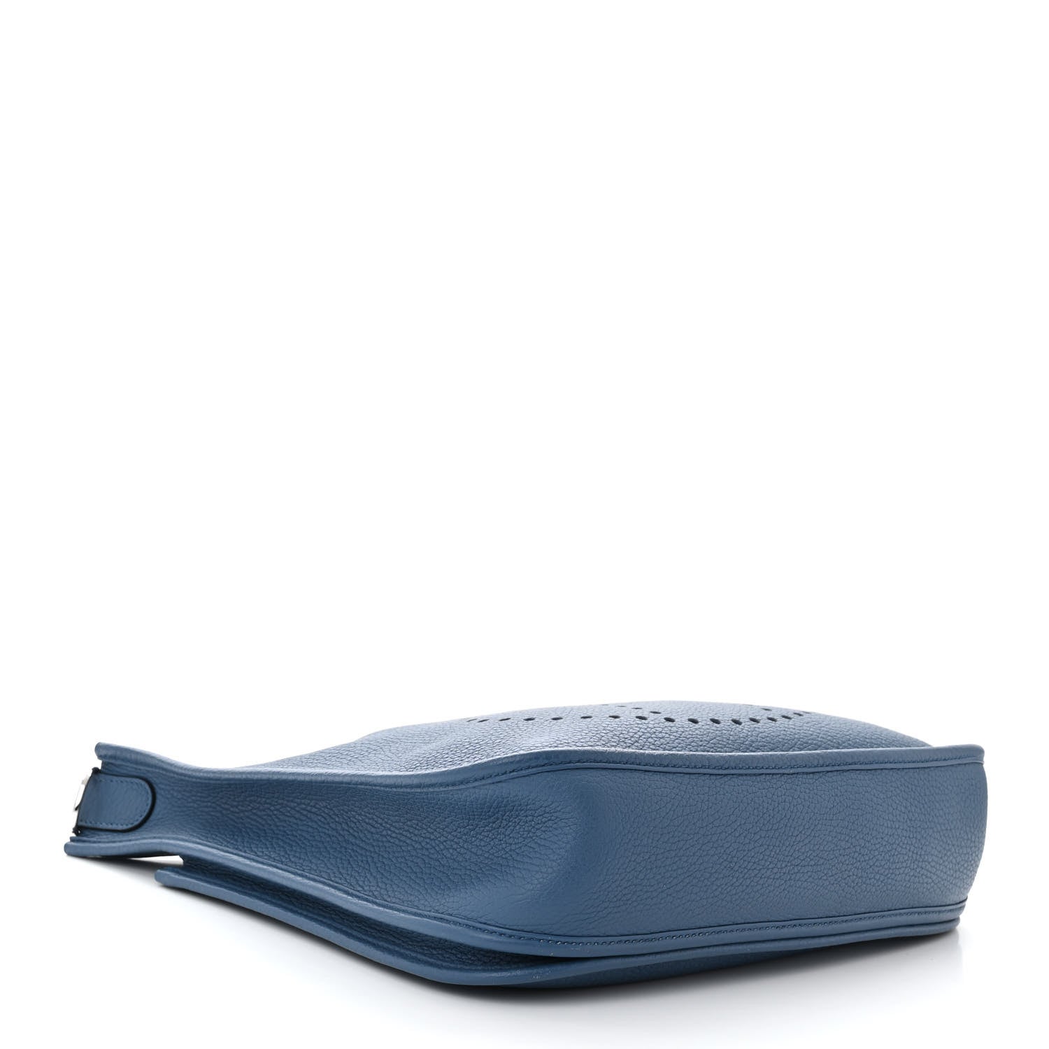 Hermes Taurillon Clemence Evelyne III PM Bleu Agate Cuivre 4 of 10