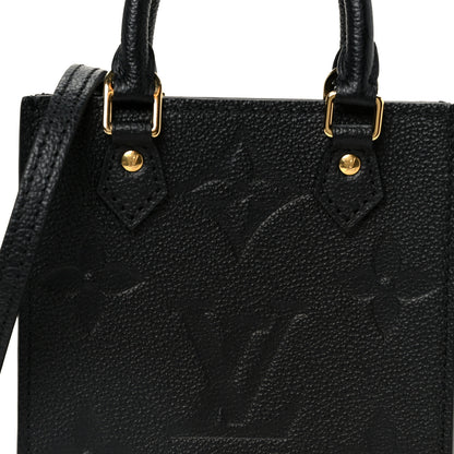 Louis Vuitton Empreinte Monogram Giant Petit Sac Plat Black 7 of 11