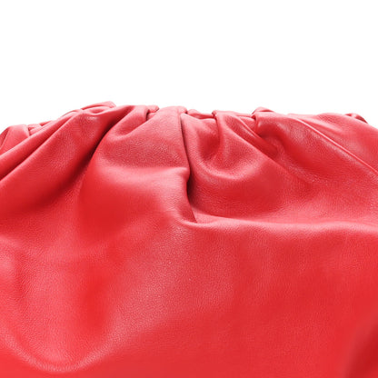 Bottega Veneta Smooth Butter Calf The Pouch Oversized Clutch Bright Red 8 of 11
