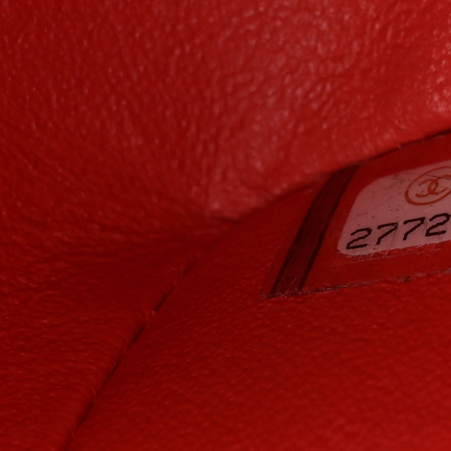 Lambskin Quilted Mini Rectangular Flap Coral
