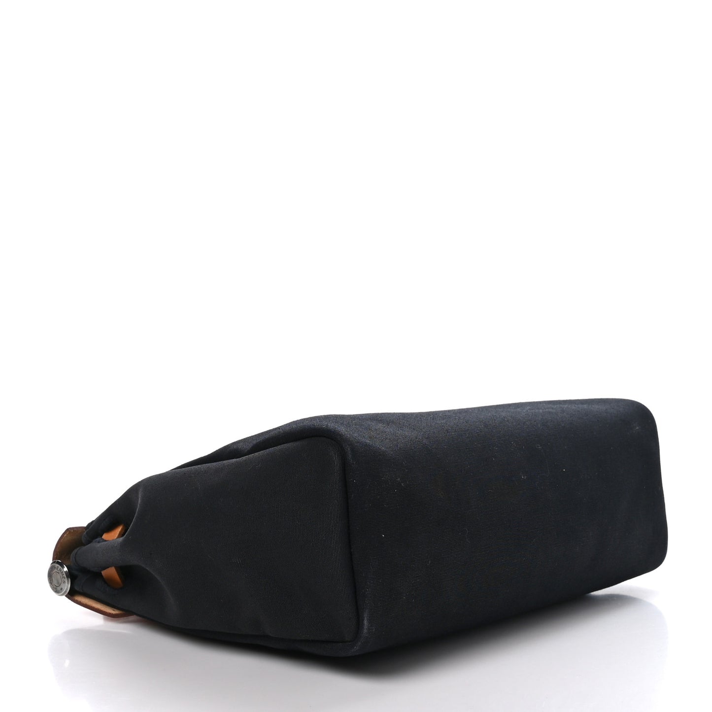 Toile Vache Calfskin Herbag 30 PM Black Natural