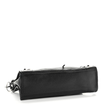 Balenciaga Chevre Silver Metallic Edge Hardware S City Black 4 of 11