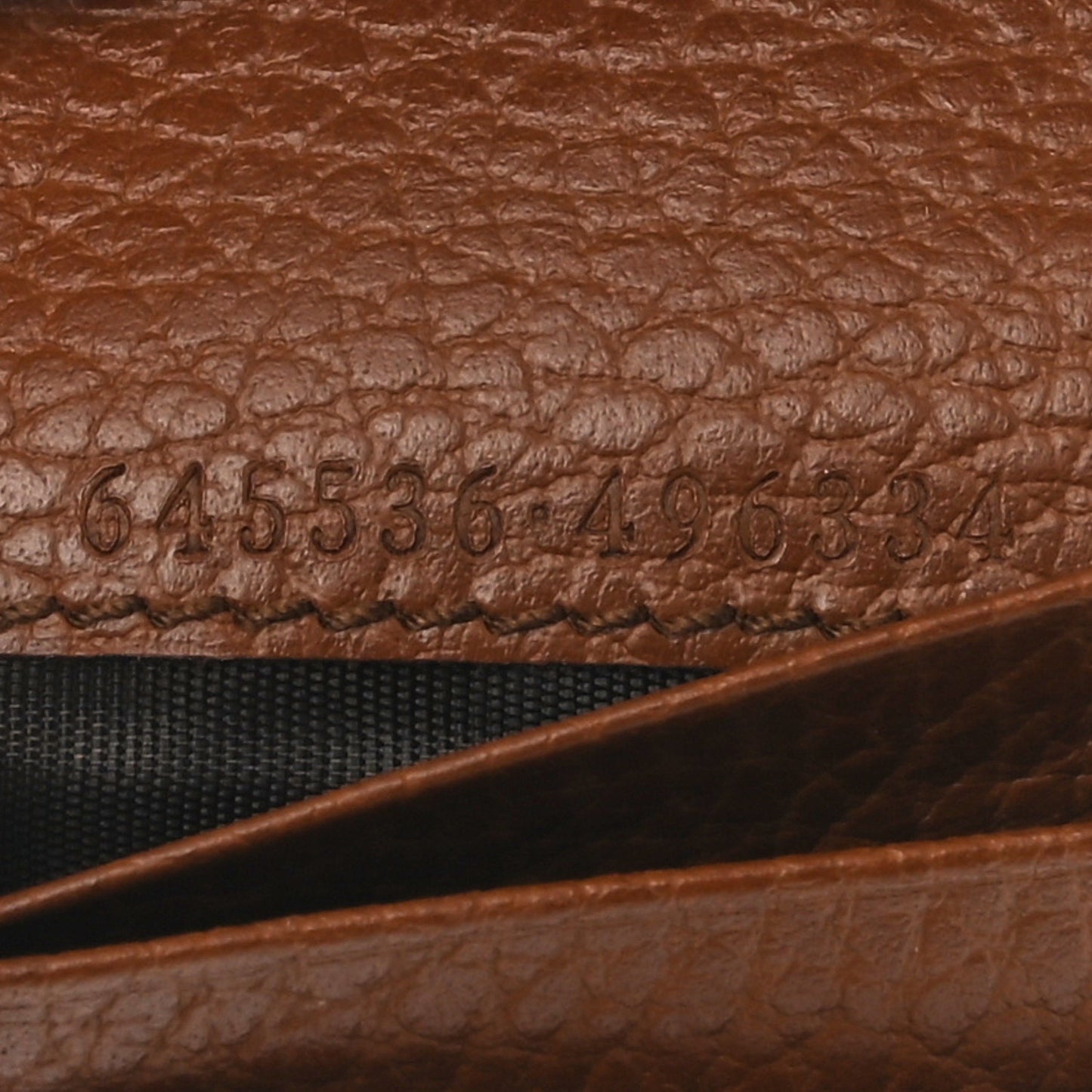 New Denim GG Monogram Jackie 1961 Card Case Blue Tea Cuir