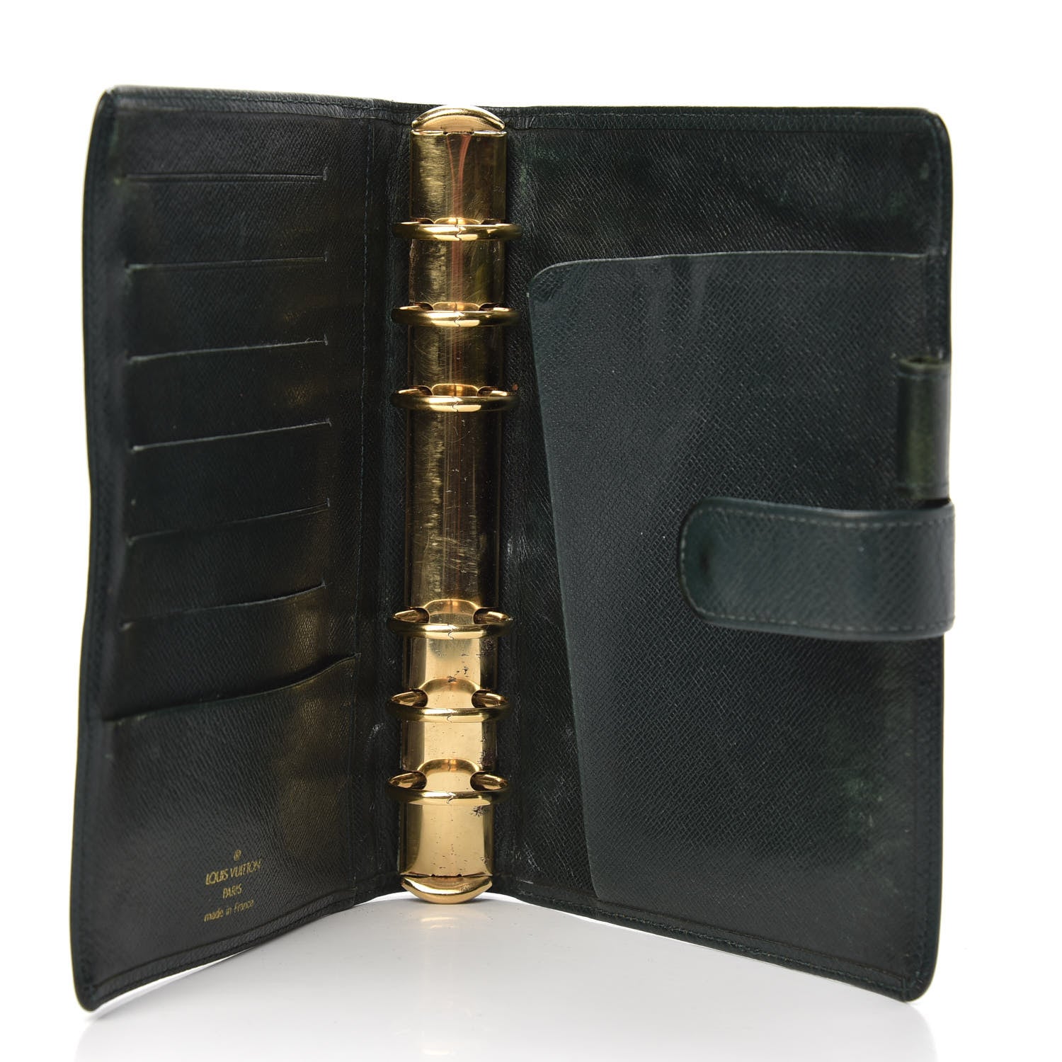 Louis Vuitton Taiga Medium Ring Agenda Cover Epicea 5 of 12