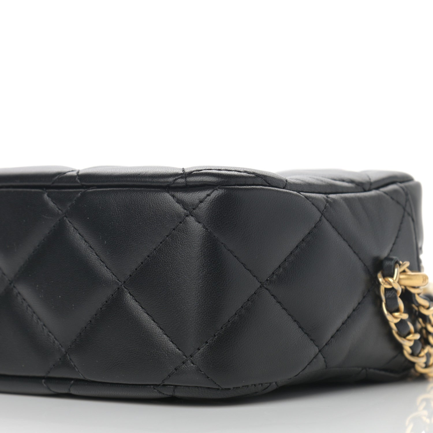 Chanel Lambskin Quilted Mini My Perfect Camera Case Black 10 of 12