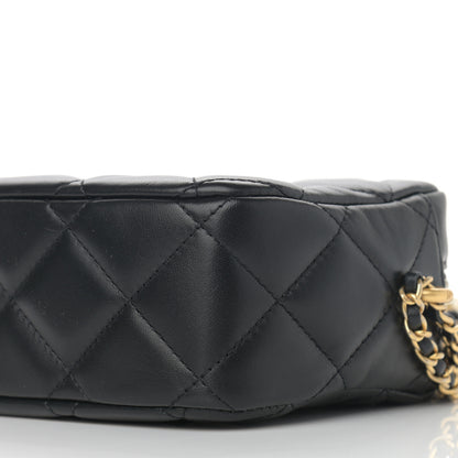 Chanel Lambskin Quilted Mini My Perfect Camera Case Black 10 of 12