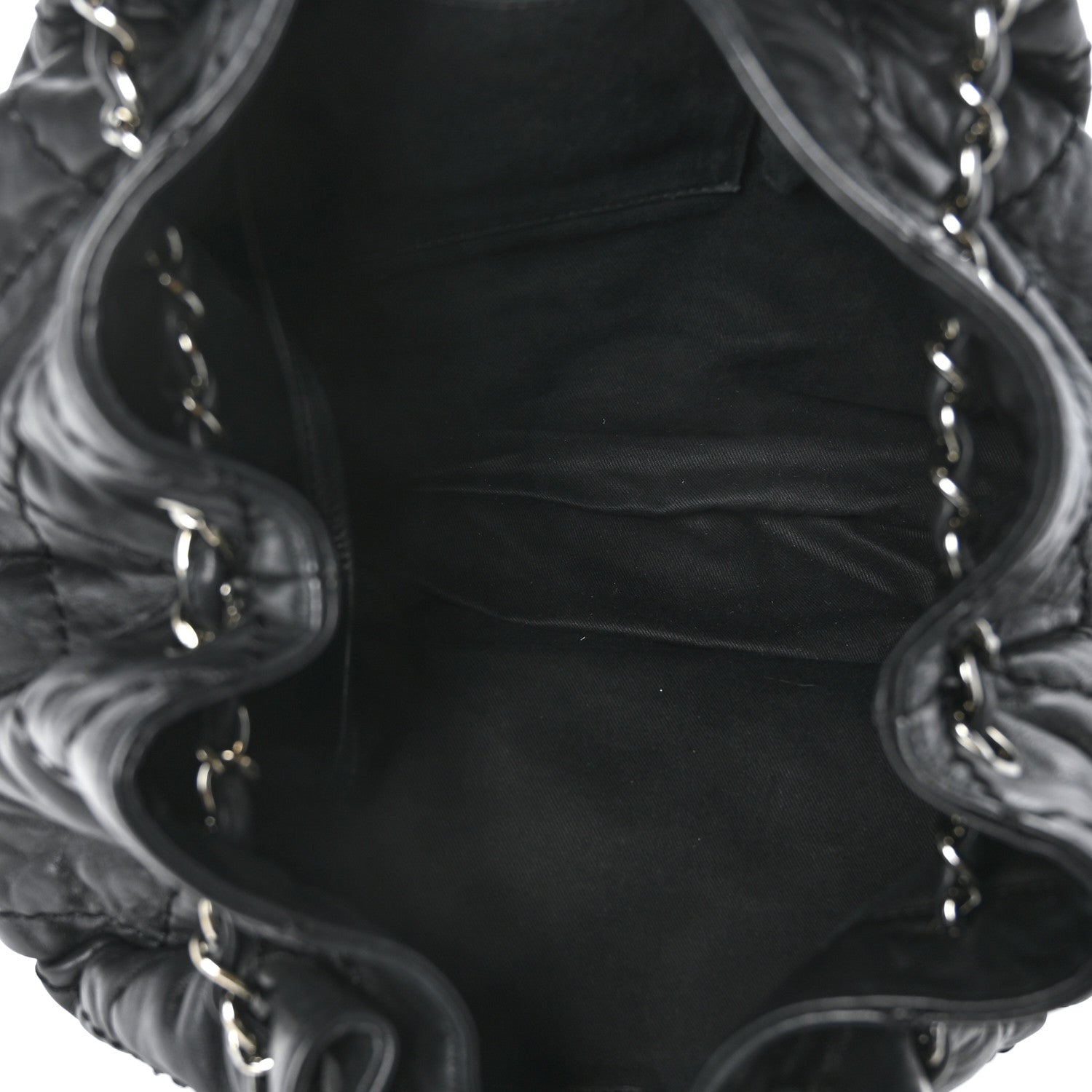 Chanel Lambskin Expandable Tote Black 5 of 9