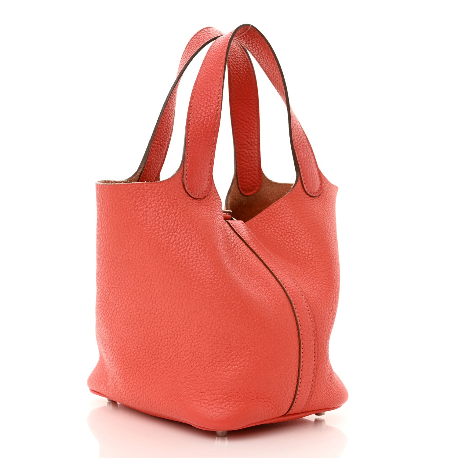 Hermes Taurillon Clemence Picotin Lock 18 PM Rose Jaipur 3 of 11
