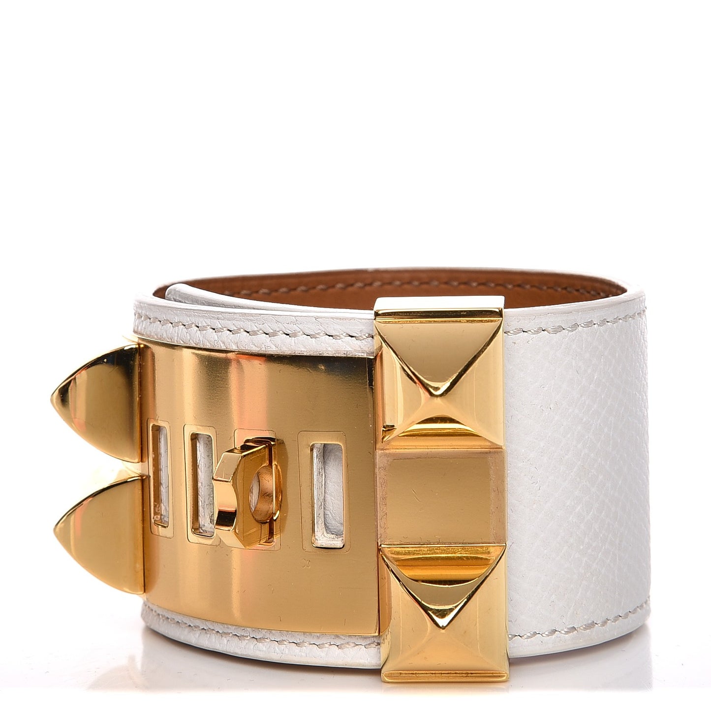 Epsom Collier de Chien CDC Bracelet S White