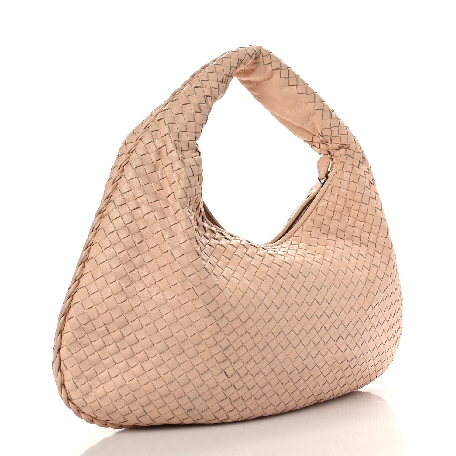 Bottega Veneta Nappa Intrecciato Large Veneta Hobo Flamingo 3 of 8