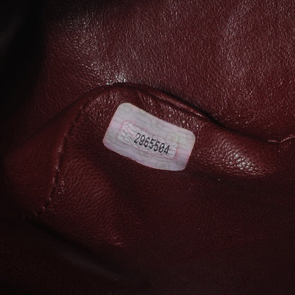 Chanel Lambskin Vertical Quilt Jumbo Flap Dark Red 8 of 8
