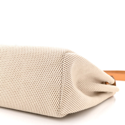 Hermes Toile Vache Calfskin Herbag 40 GM Natural 12 of 14