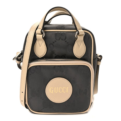 Gucci Econyl Nylon Monogram Off The Grid Shoulder Bag Graphite Grey New Plaster 1 of 9