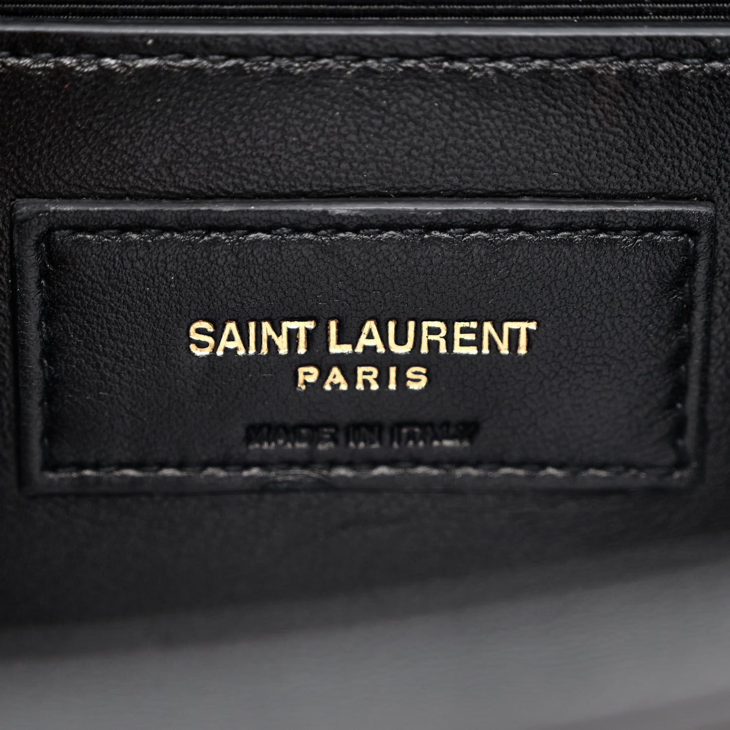 Grain De Poudre Medium Classic Monogram Kate Satchel Black