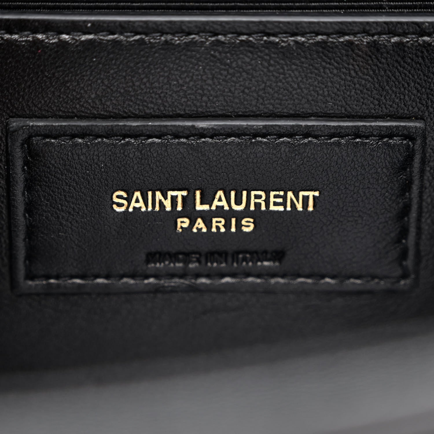 Saint Laurent Grain De Poudre Medium Classic Monogram Kate Satchel Black 6 of 10