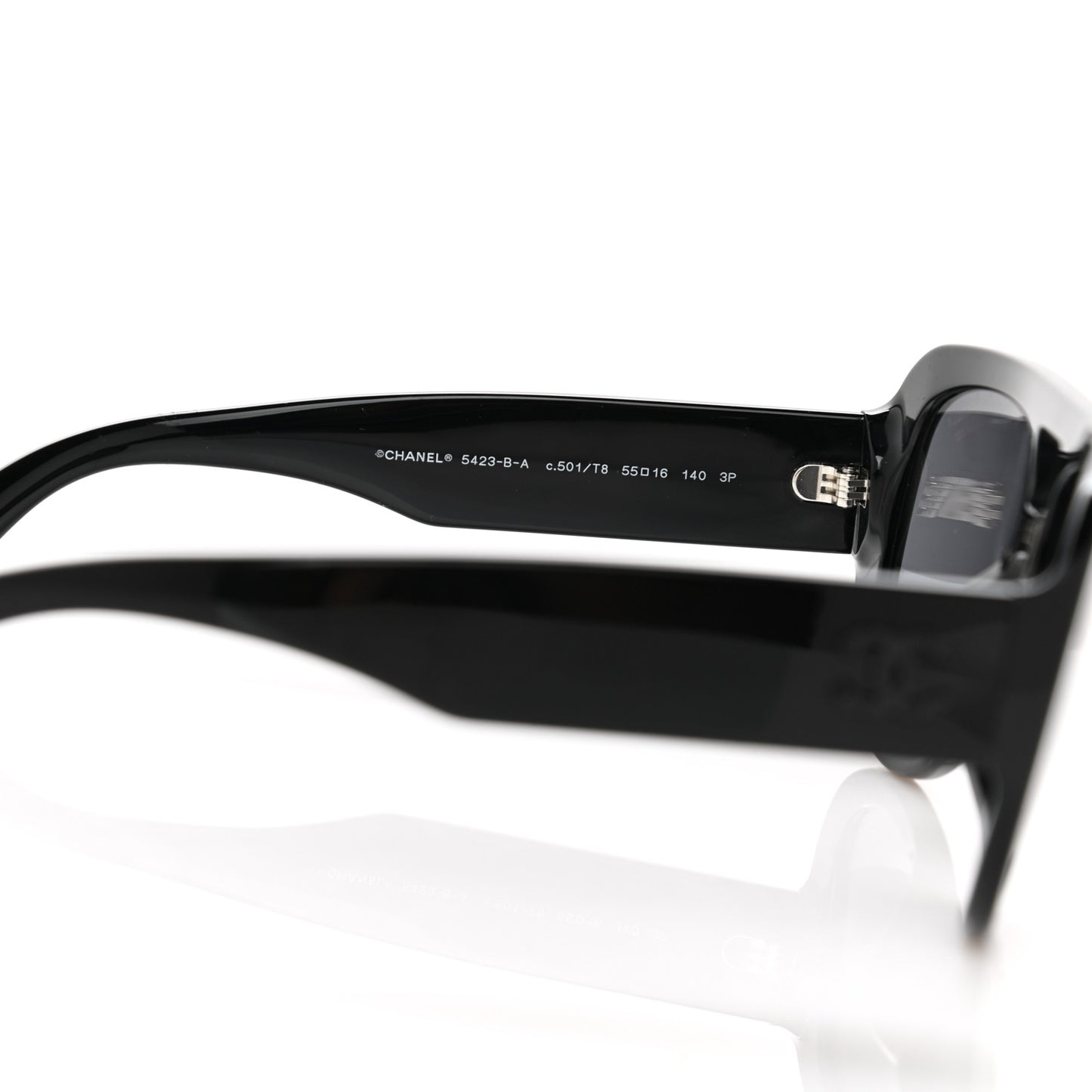 Resin Polarized Sunglasses 5423-B-A Black