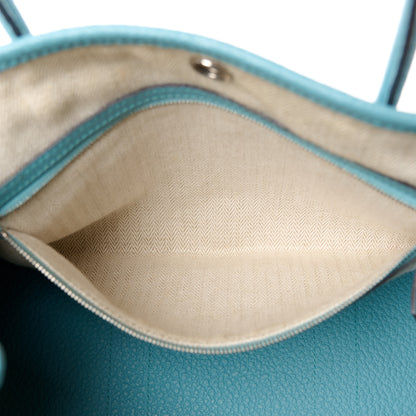 Hermes Vache Country Garden Party 30 TPM Bleu Saint Cyr 6 of 11