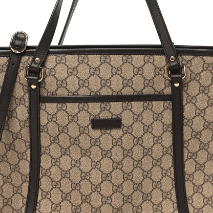 Gucci GG Supreme Monogram Medium Joy Tote Dark Brown 8 of 10