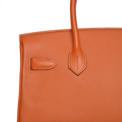Hermes Epsom Birkin 30 Orange 10 of 25