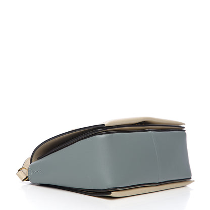 Celine Shiny Smooth Calfskin Medium Frame Shoulder Bag Grege Storm 3 of 8