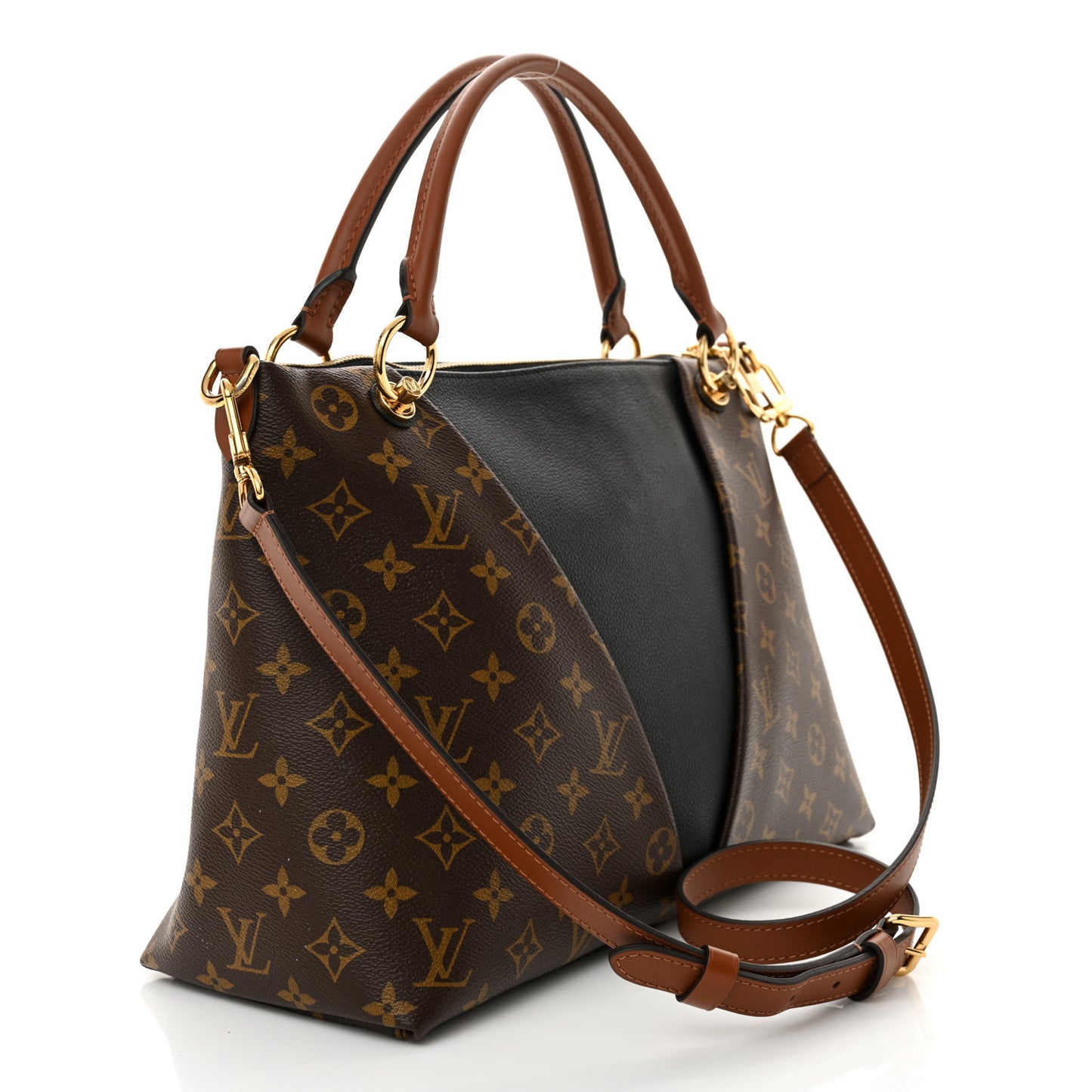 Monogram V Tote MM Black