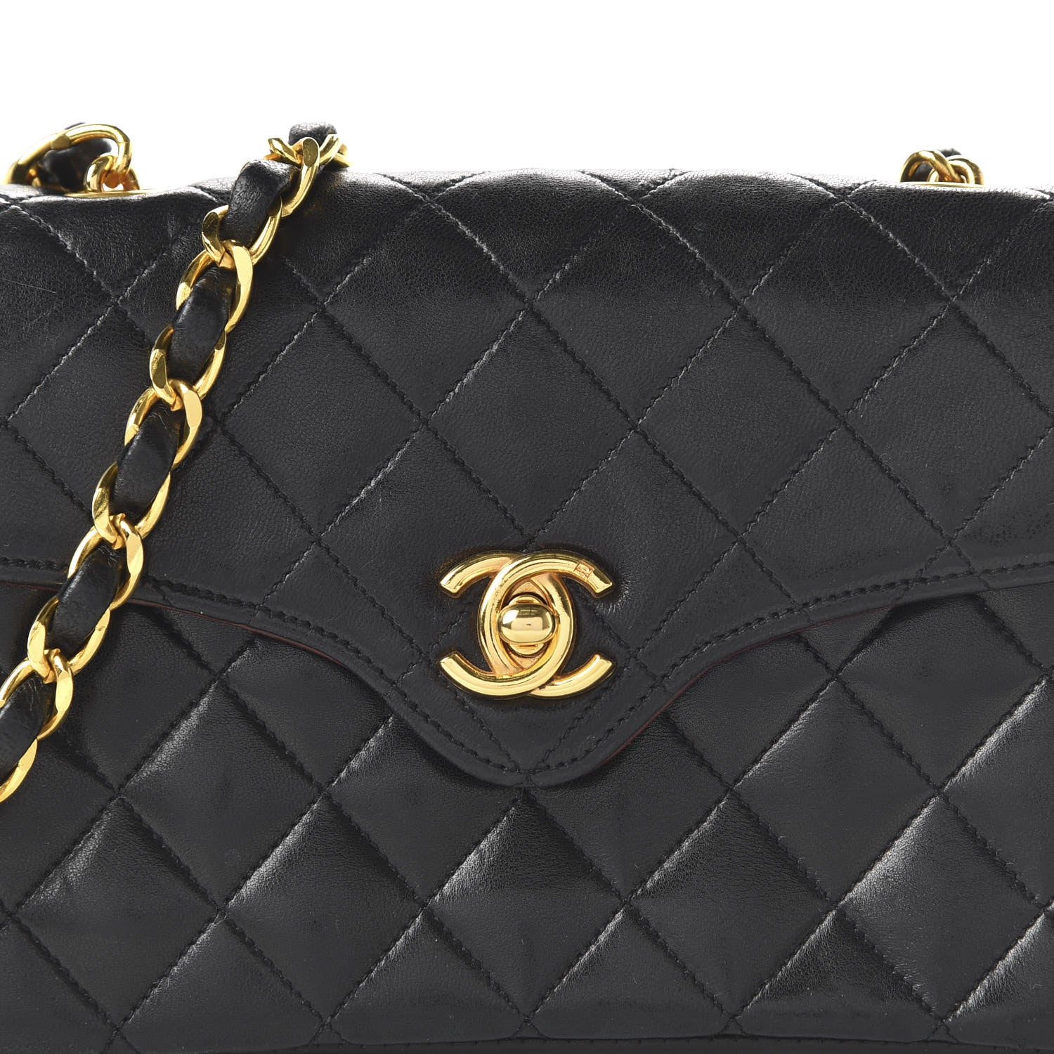 Chanel Lambskin Quilted Flap Bag Black 11 of 13