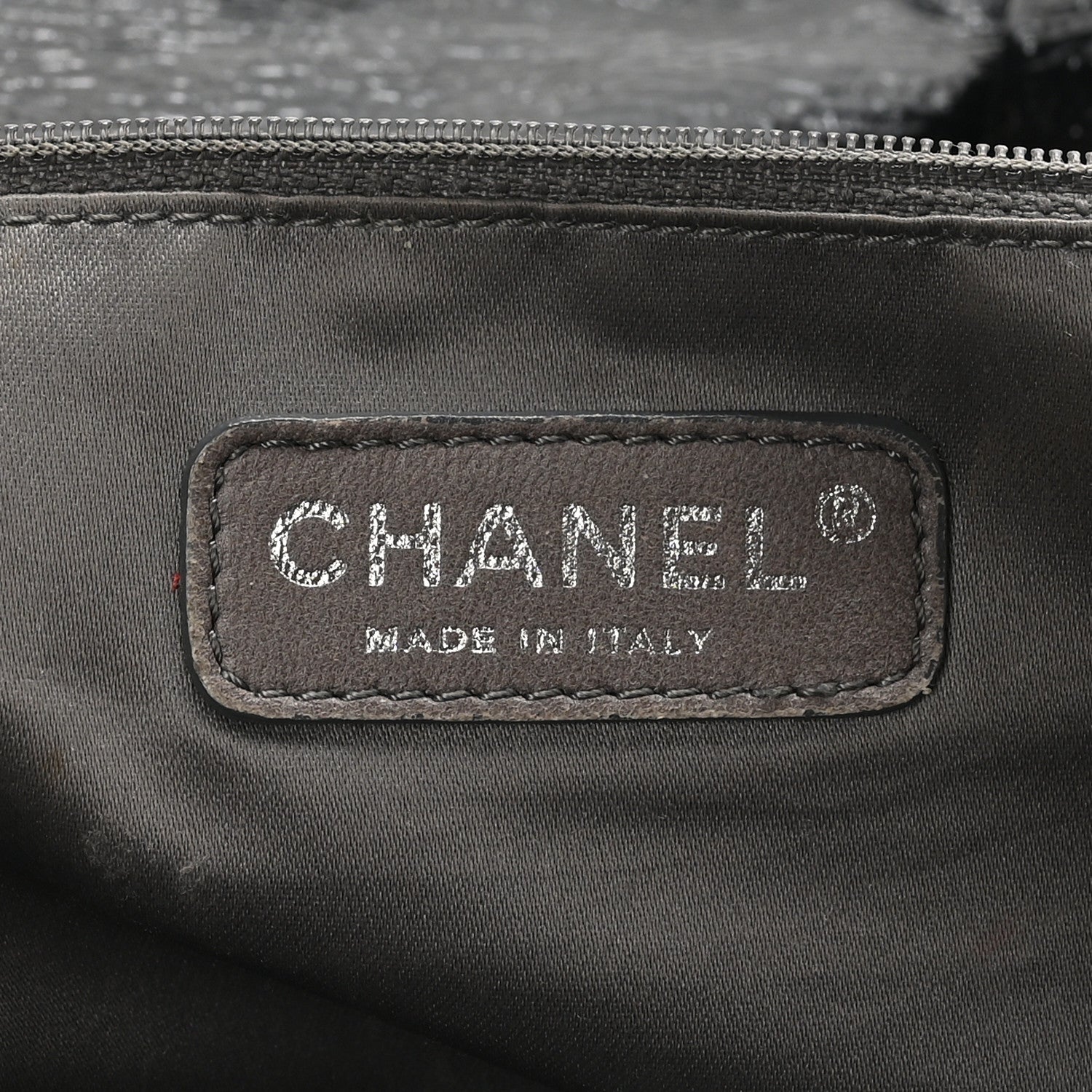 Chanel Vinyl Graphic Edge Flap Black 6 of 10